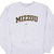 Vintage Nike Ncaa Missouri Mizzou Grey Crewneck Sweatshirt 1990S Size Large