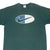 VINTAGE NIKE BIG SWOOSH GREEN TEE SHIRT 1990S 3XL MADE IN USA