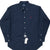 VINTAGE RALPH LAUREN NAVY BLUE SHIRT 1990S SIZE LARGE DEADSTOCK