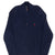 Vintage Polo Ralph Lauren Navy Blue Knit Quarter 1/4 Zip Sweater Size 2XL