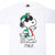 Vintage Peanuts Snoopy Italy Tee Shirt Size Large 1990S Made In Usa With Single Stitch Sleeves