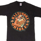 Vintage MLB Baltimore Orioles Tee Shirt 1997 Size Large Made In USA With Single Stitch Sleeves