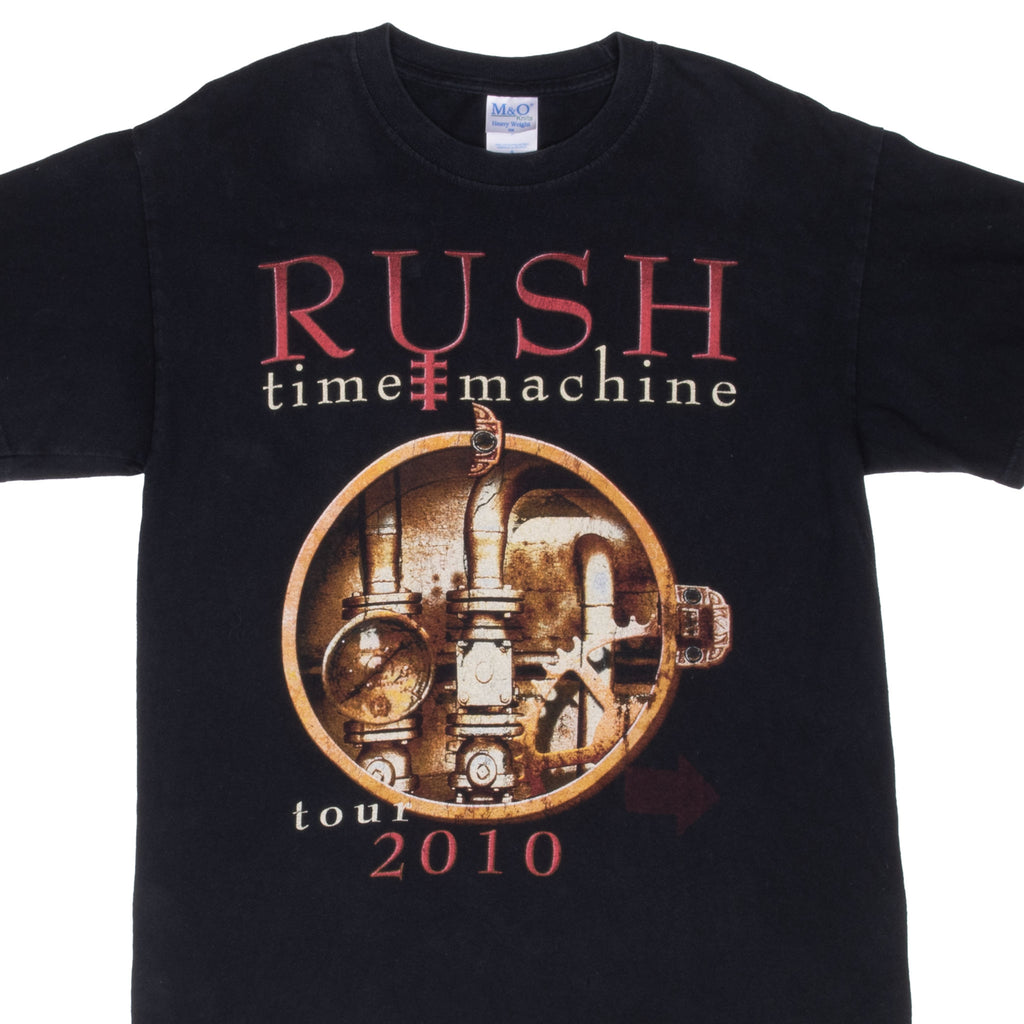 Vintage Rush Time Machine Tour 2010 Tee Shirt Size Small