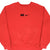 Vintage Nike Spellout Swoosh Red Sweatshirt 1990S Size XL