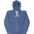 Vintage Ralph Lauren Full Zip Blue Hoodie Sweatshirt Size Large