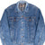 VINTAGE LEVIS INDIGO BLUE 4 POCKETS BLANKET LINED JACKET SIZE 40L 1980S MADE USA