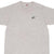 Vintage Nike Classic Swoosh Gray Tee Shirt Size 1990s Size Large With Single Stitch Sleeves