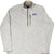 Front of beige Patagonia Better Sweater quarter-zip fleece pullover with zip chest pocket