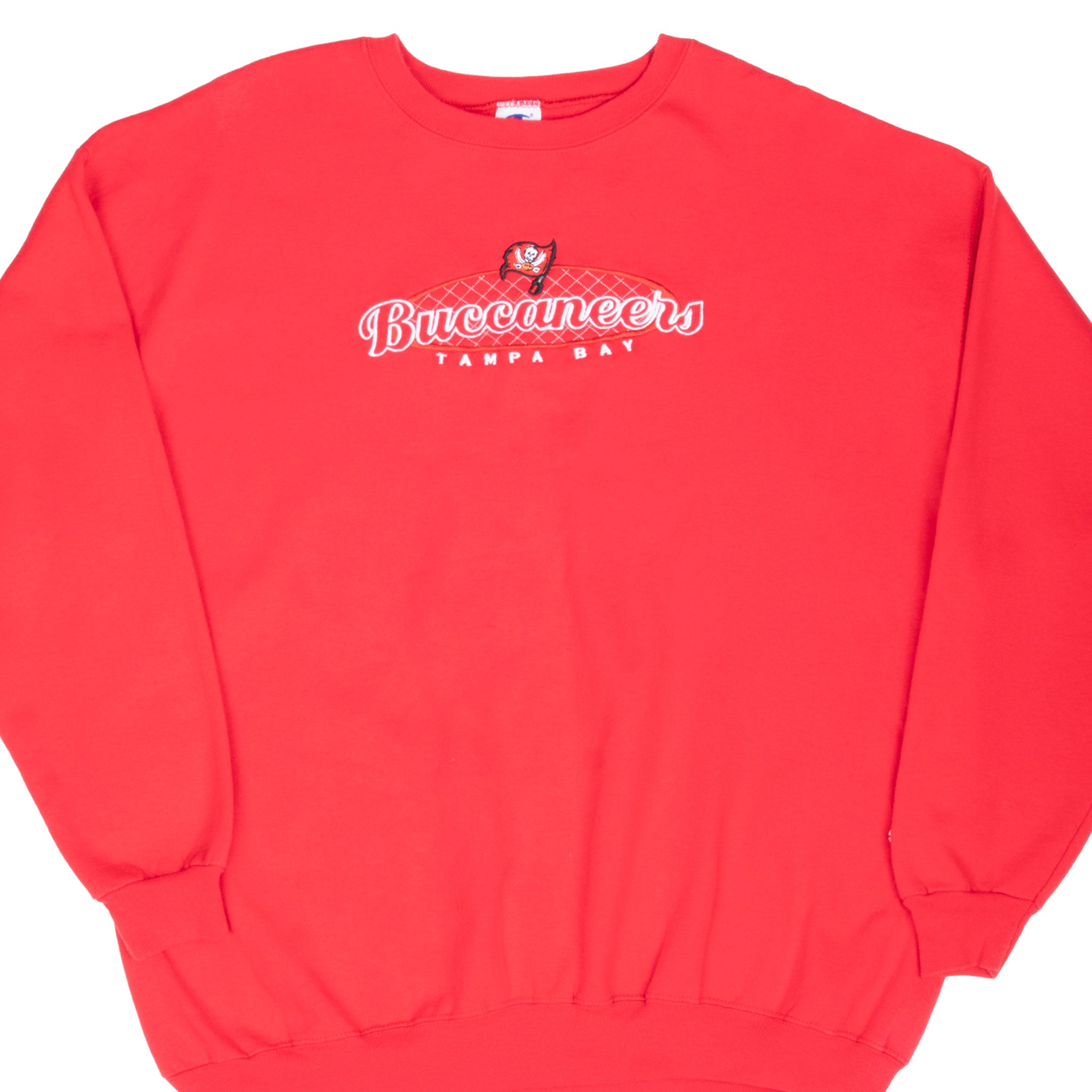 VINTAGE NFL TAMPA BAY BUCCANEERS EMBROIDERED CHAMPION SWEATSHIRT 1990S SIZE 2XL
