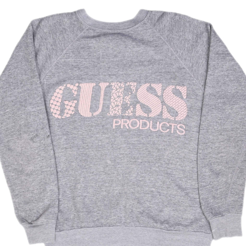 VINTAGE GUESS JEANS EMBROIDERED SWEATSHIRT 1990S SIZE XL MADE IN USA