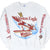 Front of white Winston Eagle racing sweatshirt with red hydroplane graphic and sleeve prints