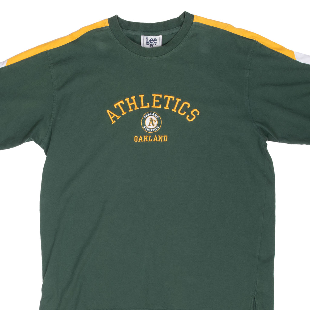 Vintage Mlb Oakland Athletics Embroidered 2000S Tee Shirt Size Large