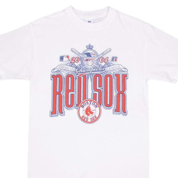Vintage Mlb Boston Red Sox Champions 2004 Tee Shirt Size Medium