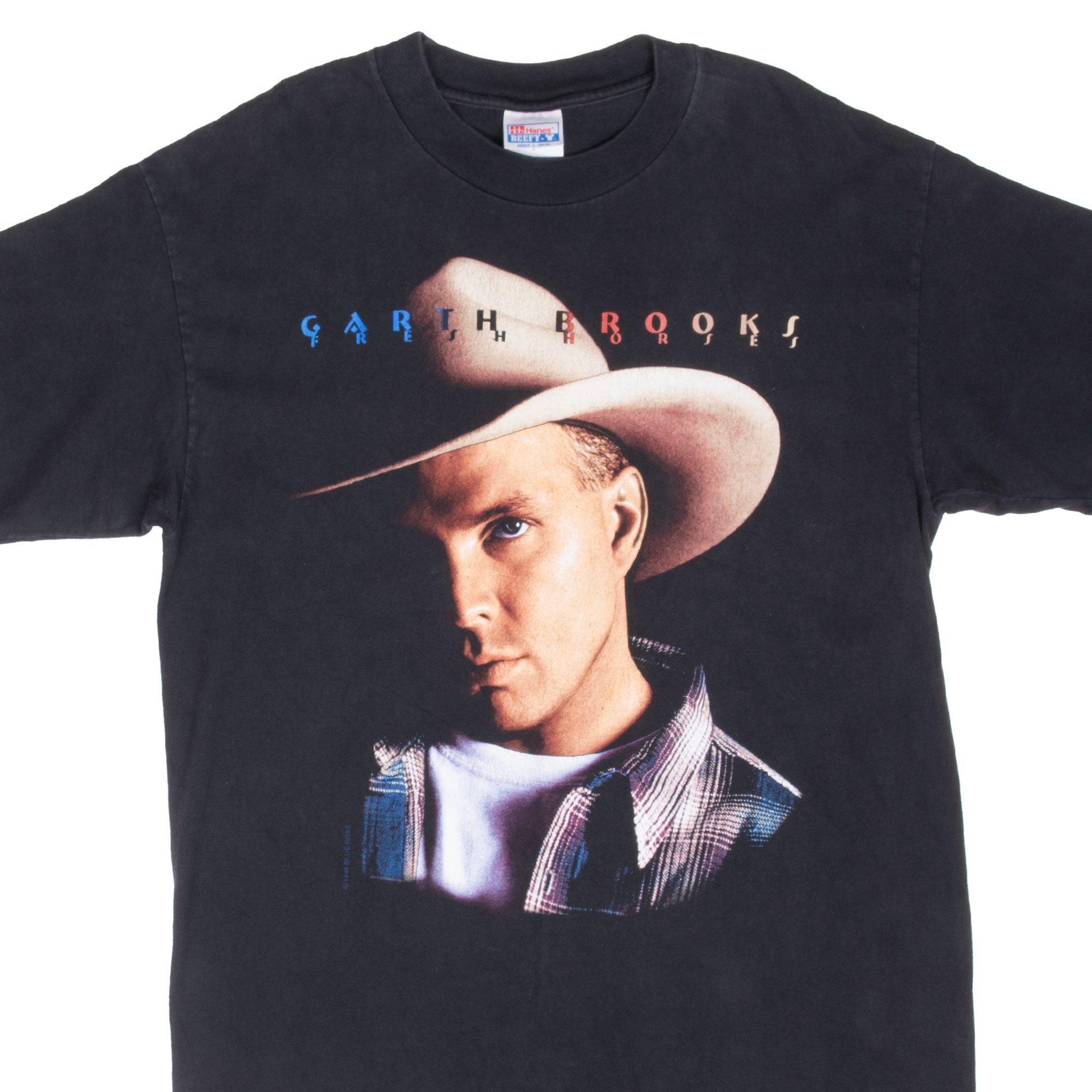 Vintage Garth Brooks Fresh Horses 1996 Tee Shirt Size Large