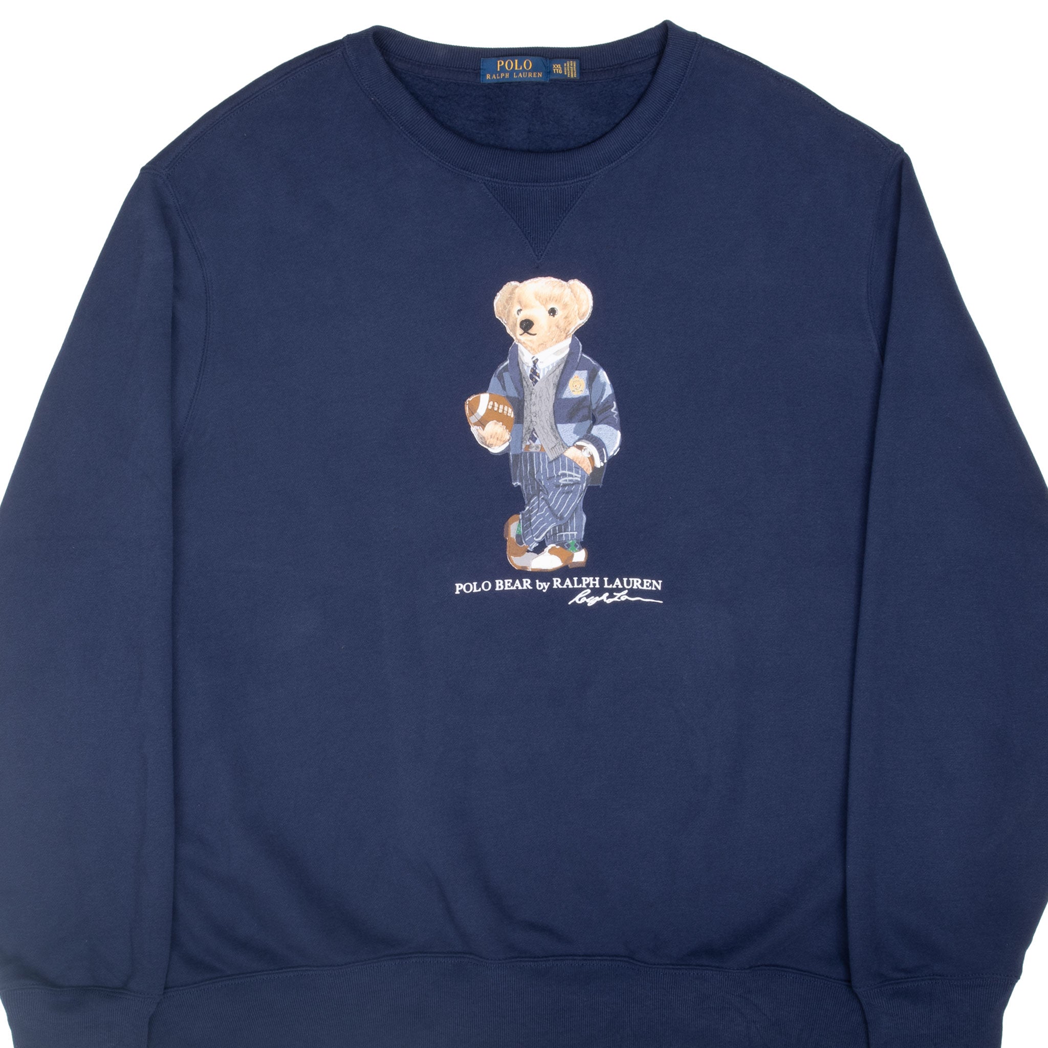 Vintage Ralph Lauren Polo Bear Teddy Bear Sweatshirt Size 2XL