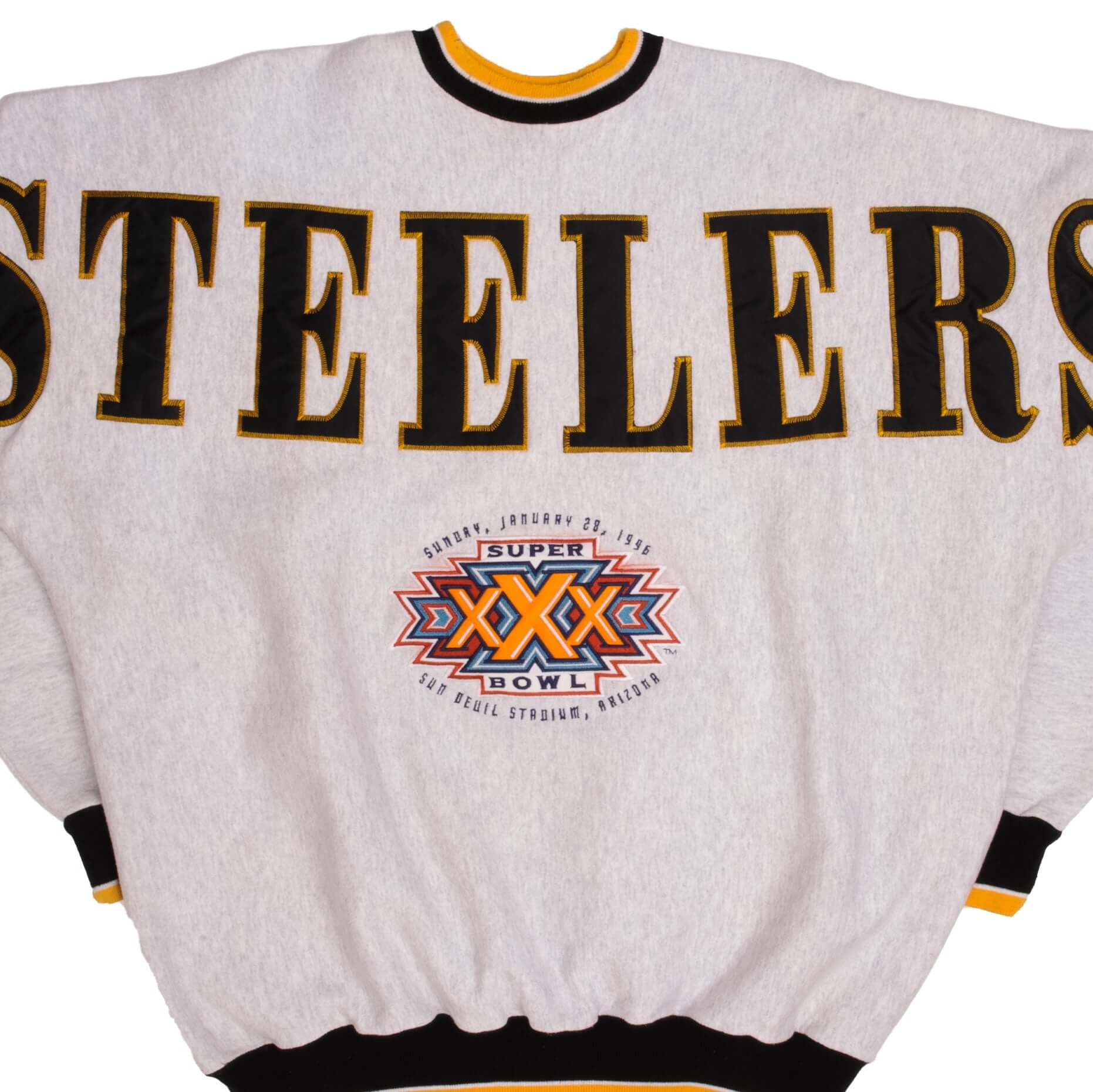 VINTAGE NFL STEELERS LEGENDS ATHLETIC SWEATSHIRT 1996 2XL MADE IN USA