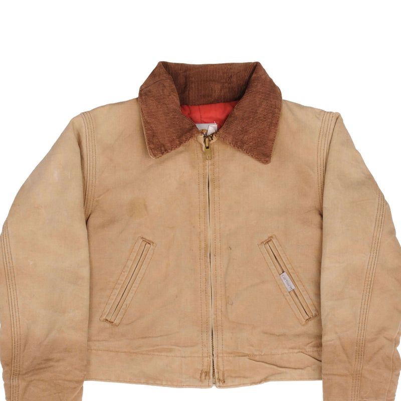 Vintage Carhartt Detroit Zip Up Work Wear Jacket Youth Kids