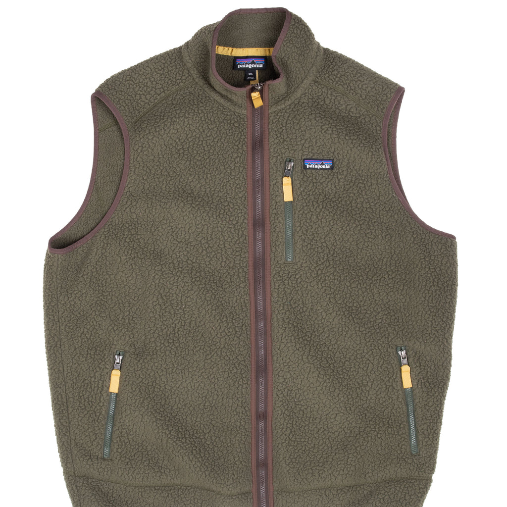 Vintage Patagonia Retro Pile Green Fleece Jacket Size 2XL