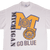 Vintage University Of Michigan Go Blue Tee Shirt 1990s Size XL With Single Stitch Sleeves