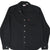 Front of black Levi's Jeans long-sleeve denim shirt with two chest pockets and red tab