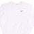 Vintage Nike Classic Swoosh White Sweatshirt 1990S XL Made In Usa