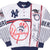 Vintage Mlb New York Yankees All Over Print 1980S Pullover Starter Jacket Size Large