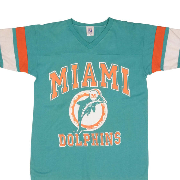 Vintage NFL Miami Dolphins 1990S Tee Shirt Size Medium Made In USA With Single Stitch Sleeves