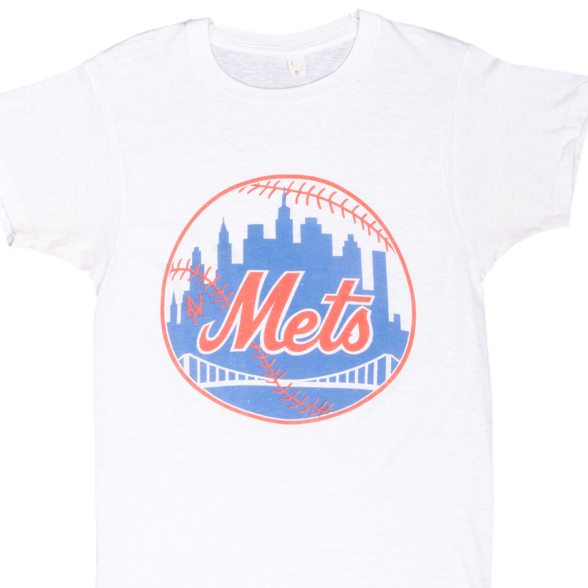 Vintage Mlb New York Mets Tee Shirt 1980S Size XS Made In Usa