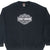 Vintage Harley Davidson Black Embroidered Sweatshirt 2000S Size 2XL