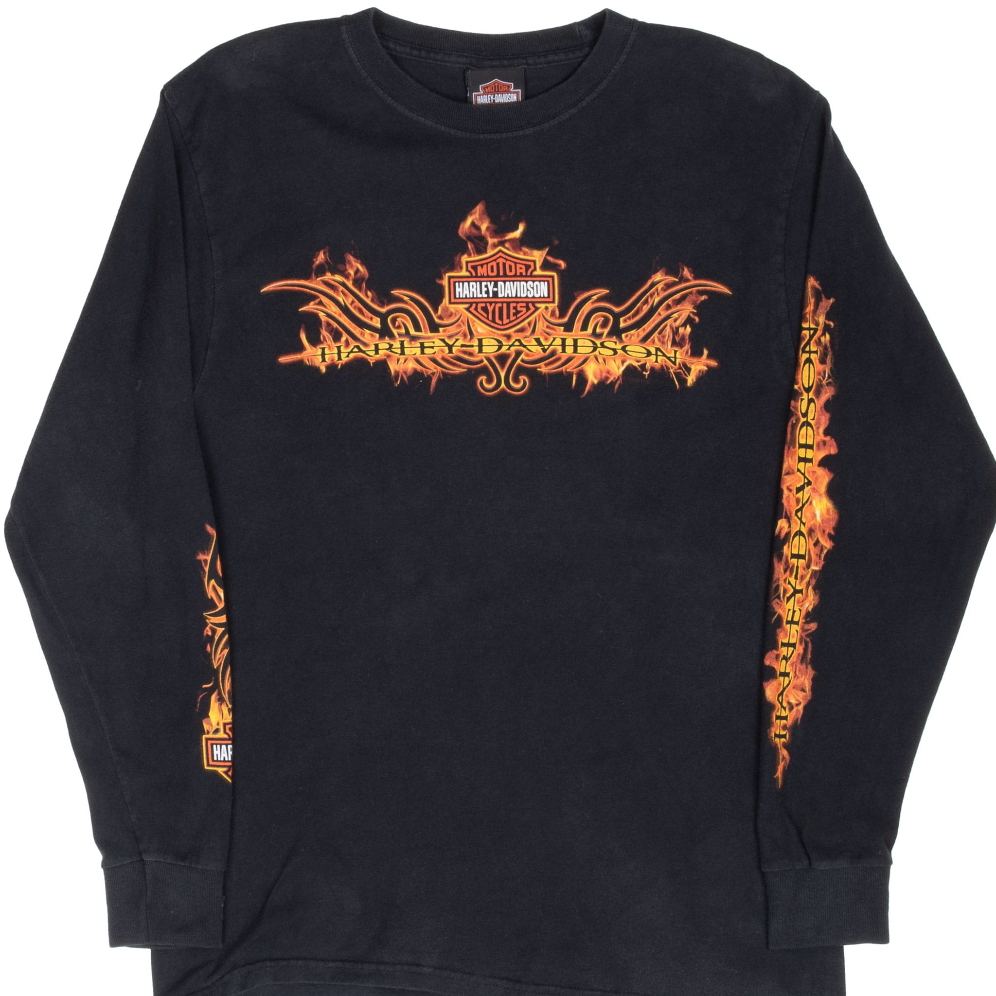 Vintage Harley Davidson Lindon Utah 2014 Long Sleeve Tee Shirt Size Medium