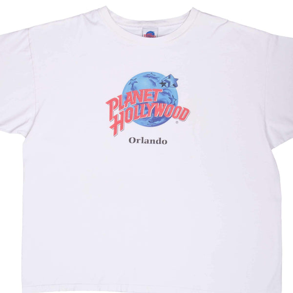 Vintage Planet Hollywood Orlando 1991 Tee Shirt Size XL Made In Usa