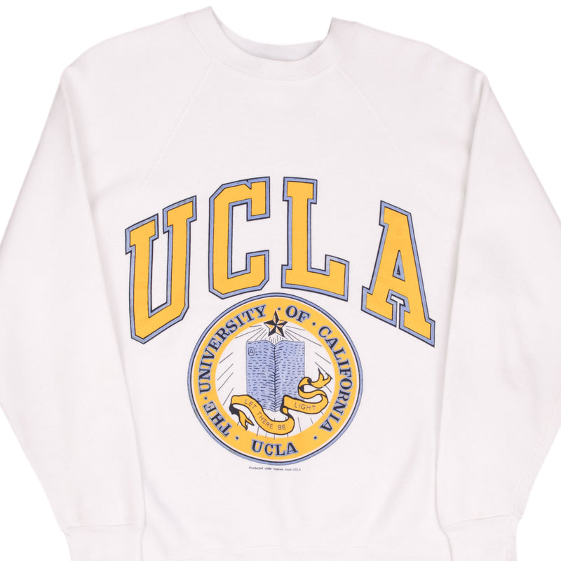 Vintage UCLA Discus Athletic Sweatshirt 1980s Size Medium Made In USA. University Of California Los Angeles