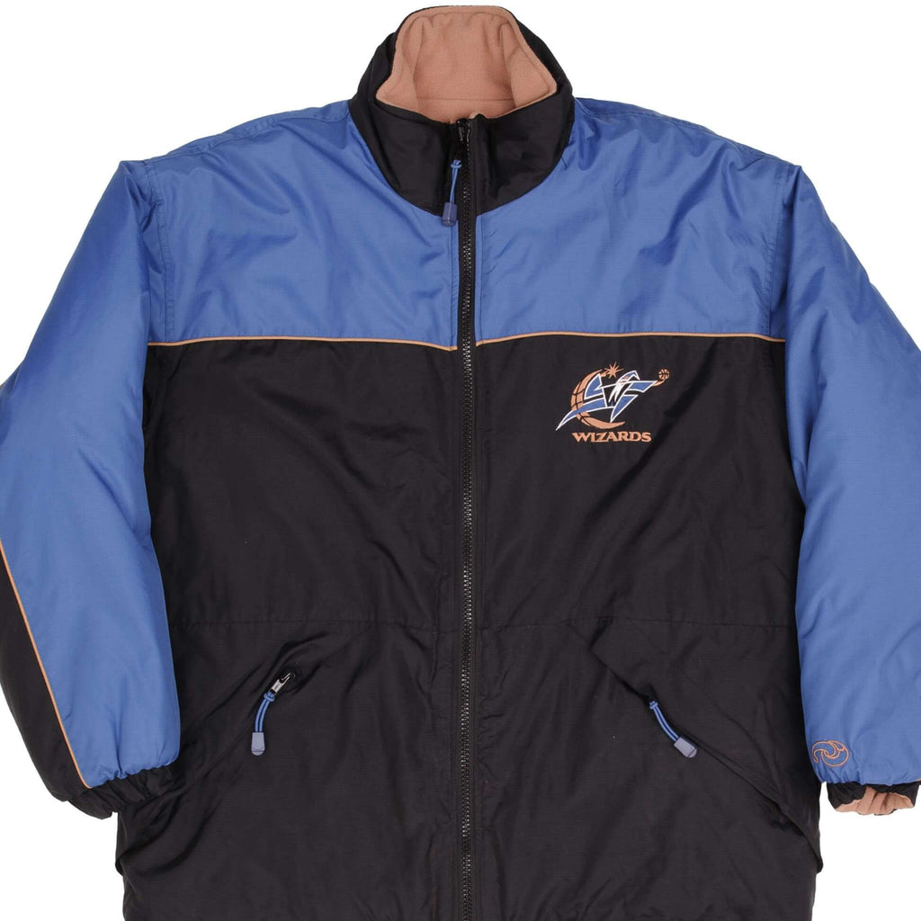 Vintage Nba Washington Wizards Reversible Jacket 1990S Size Large Deadstock