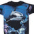 Vintage Animal Print Shark All Over Print Tee Shirt 1990S Size Xl
