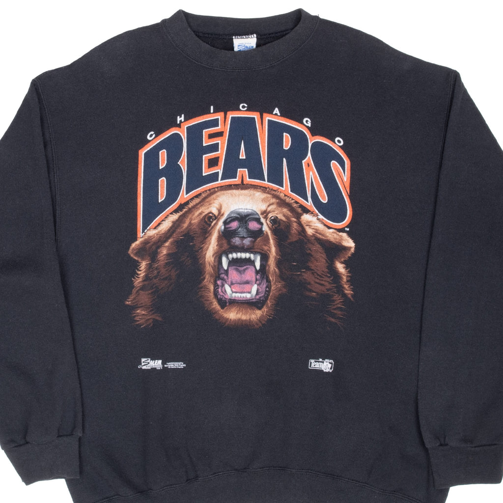 Vintage Nfl Chicago Bears Sweatshirt 1990S Size Xl Made In Usa