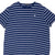 VINTAGE POLO RALPH LAUREN BLUE MARINIERE STRIPE TEE SHIRT 2XL