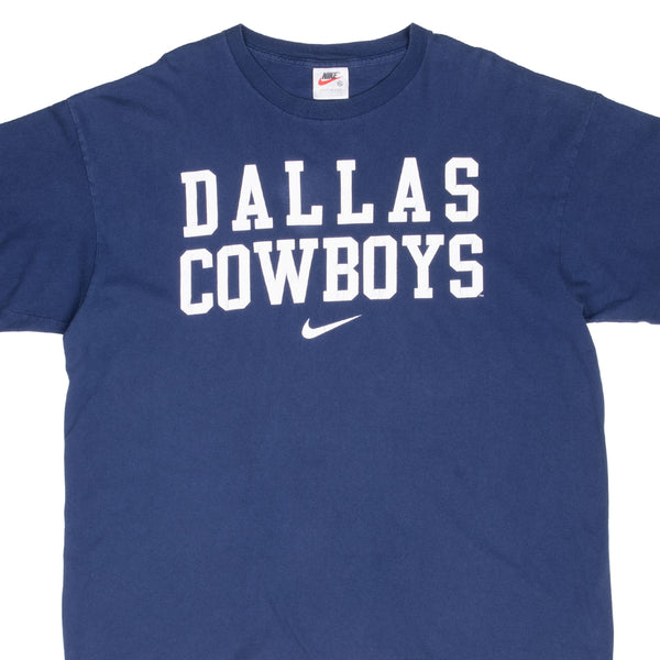Vintage Nike Nfl Dallas Cowboys Tee Shirt 1990S Size XL Made In Usa