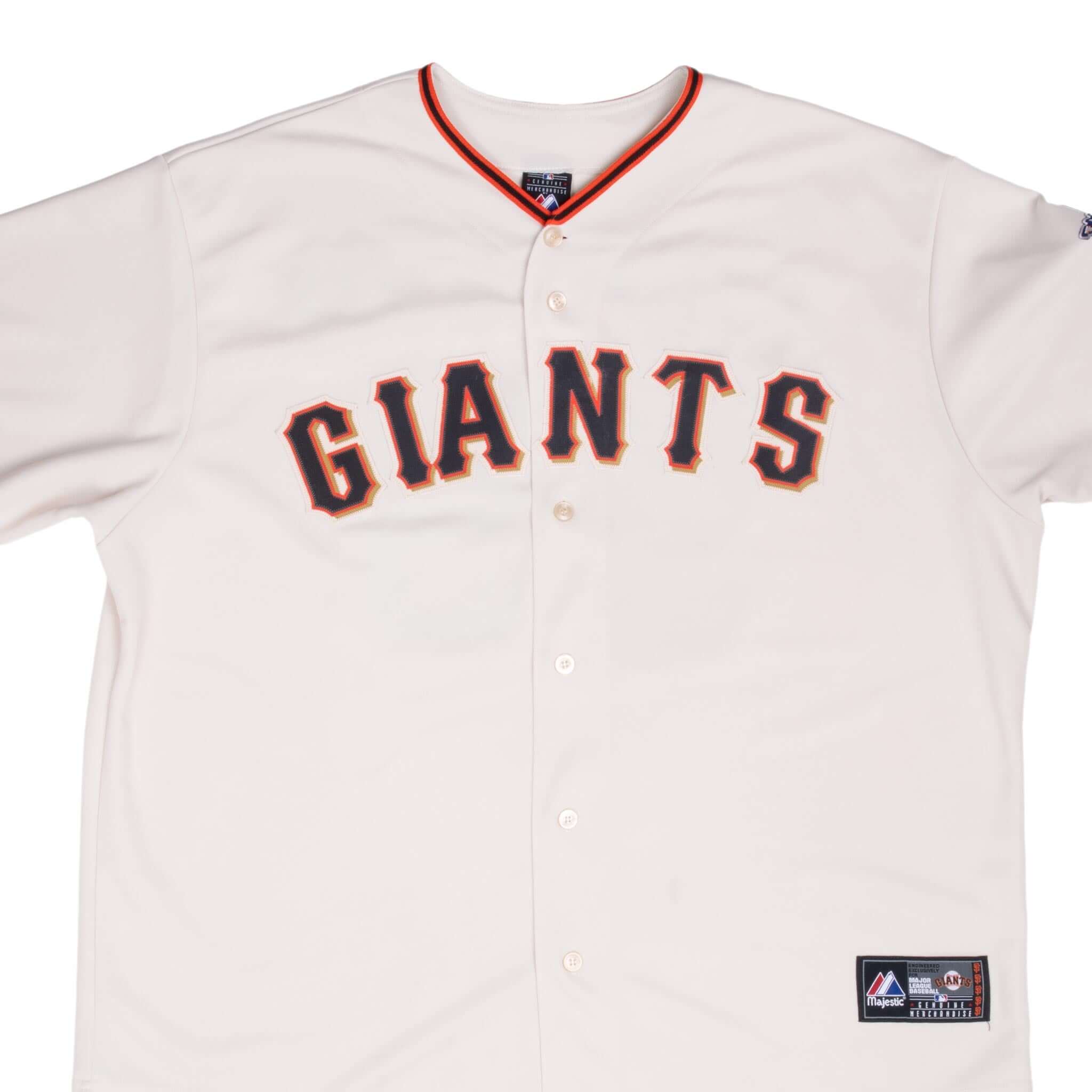 Vintage Mlb San Francisco Giants Tim Lincecum #55 World Series 2010 Majestic Jersey Size 2XL Made In Usa