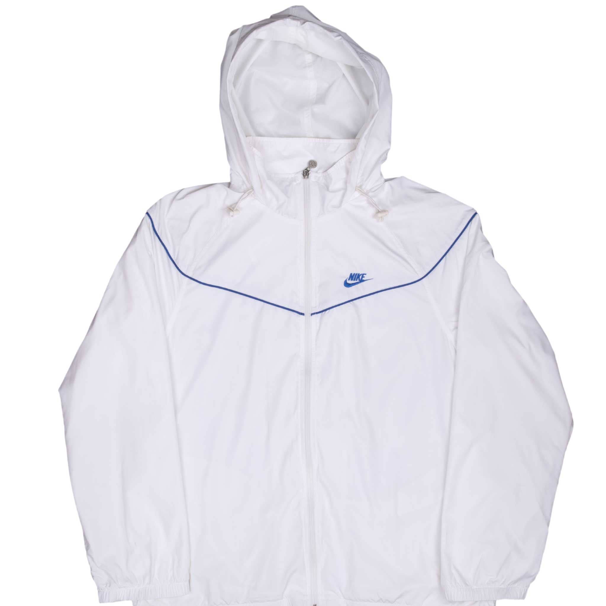 Vintage Nike Classic Swoosh Black Windbreaker Jacket early 2000S Size Large