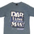 Vintage Budweiser Dad I Love You Man 1996 Tee Shirt Size XL Made In Usa With Single Stitch Sleeves