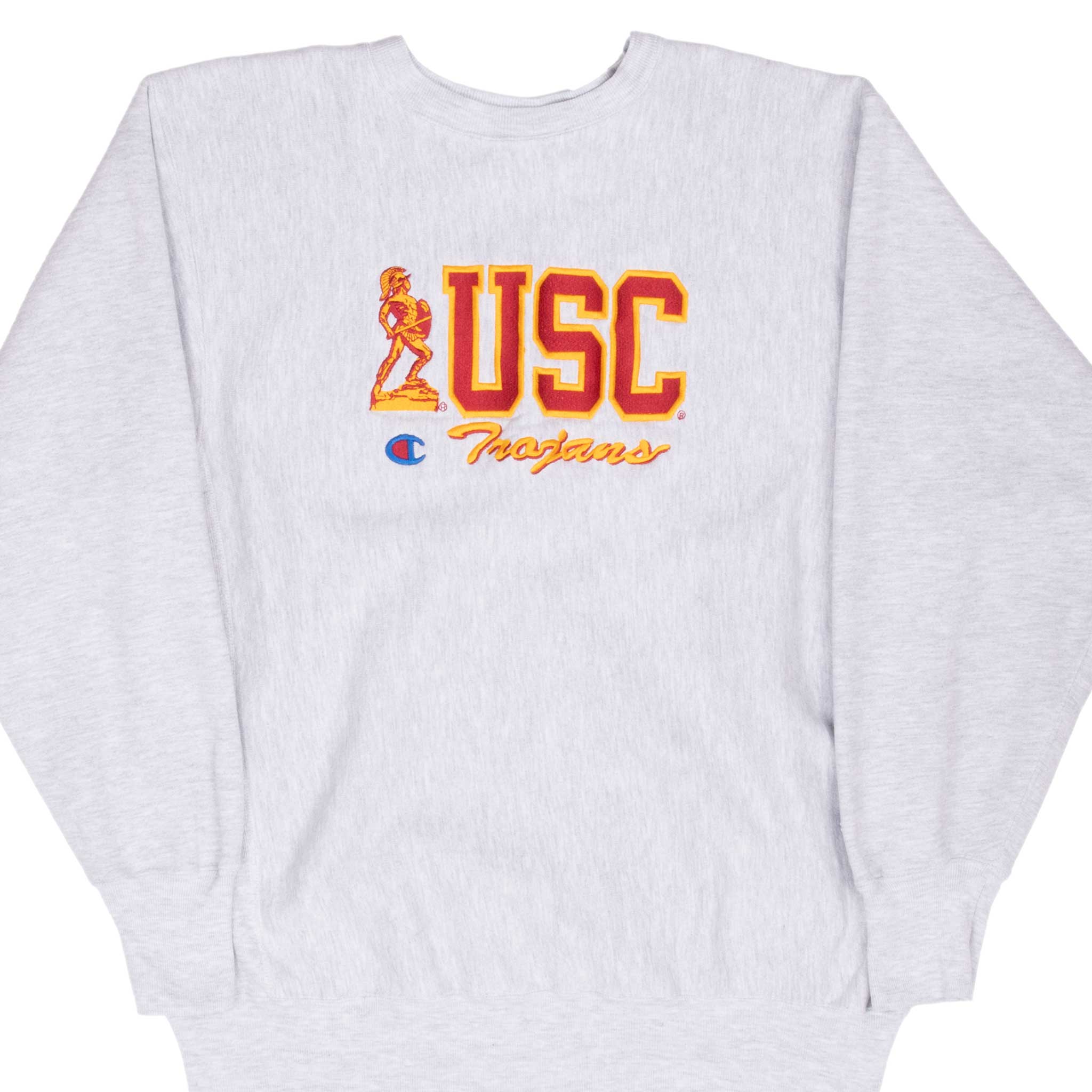Vintage Champion Reverse Weave Usc Trojans Sweatshirt 1990S Size XL Made In Usa