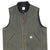 Vintage Carhartt Quilt Lined Green Vest Jacket 2004 V01Dgr Size 2Xl Tall Made In USA