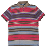 Vintage Ralph Lauren Striped Polo Shirt 1990S Size Large