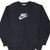 Vintage Nike Big Swoosh Black Sweatshirt 2000S Size 2XL