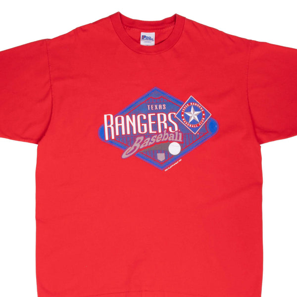 Vintage Mlb Texas Rangers 1997 Tee Shirt 2XL Made In USA With Single Stitch Sleeves