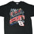 Front of black Dale Earnhardt Jr. NASCAR T-shirt with red No. 8 Monte Carlo graphic
