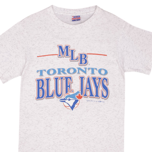 Vintage MLB Toronto Blue Jays 1992 Tee Shirt Size Medium Made In Usa With Single Stitch Sleeves