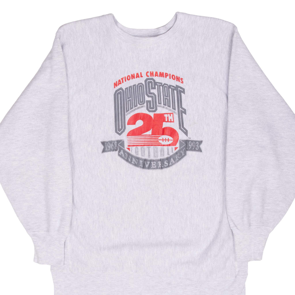 Vintage Champion Reverse Weave Ohio State Sweatshirt 1993 Size Large Made In Usa