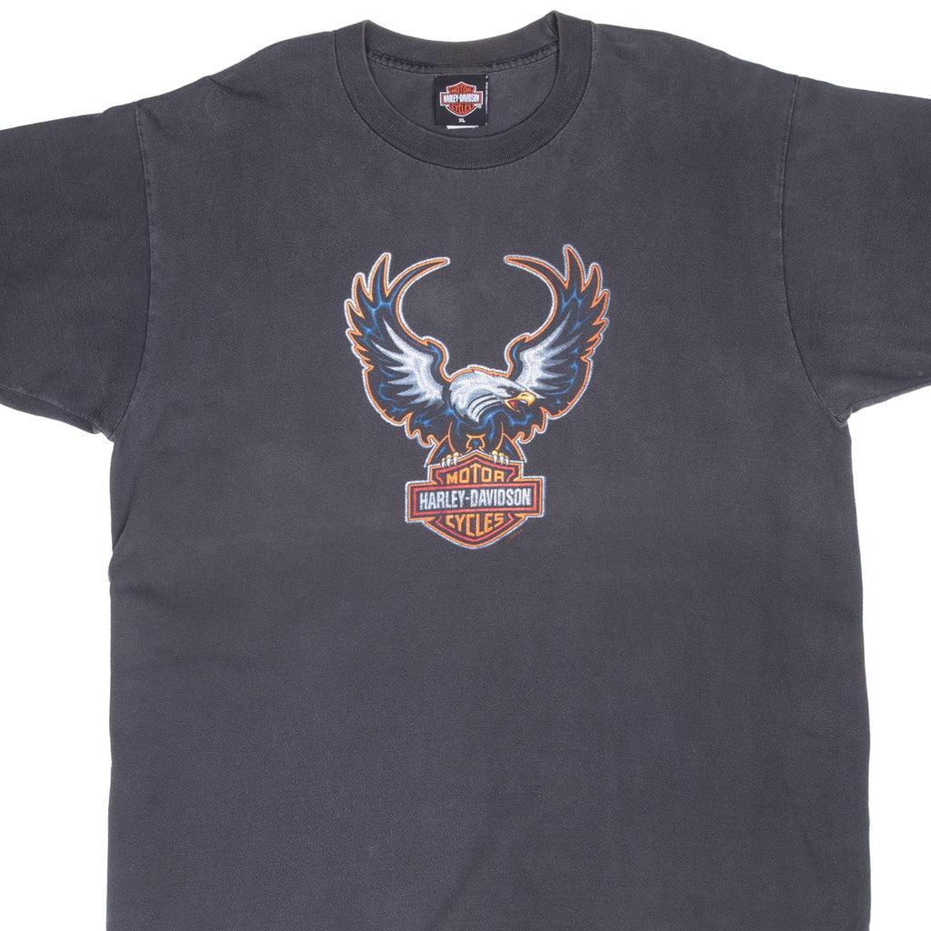 Vintage Harley Davidson Eagle 1998 Tee Shirt Size XL Made In Usa
