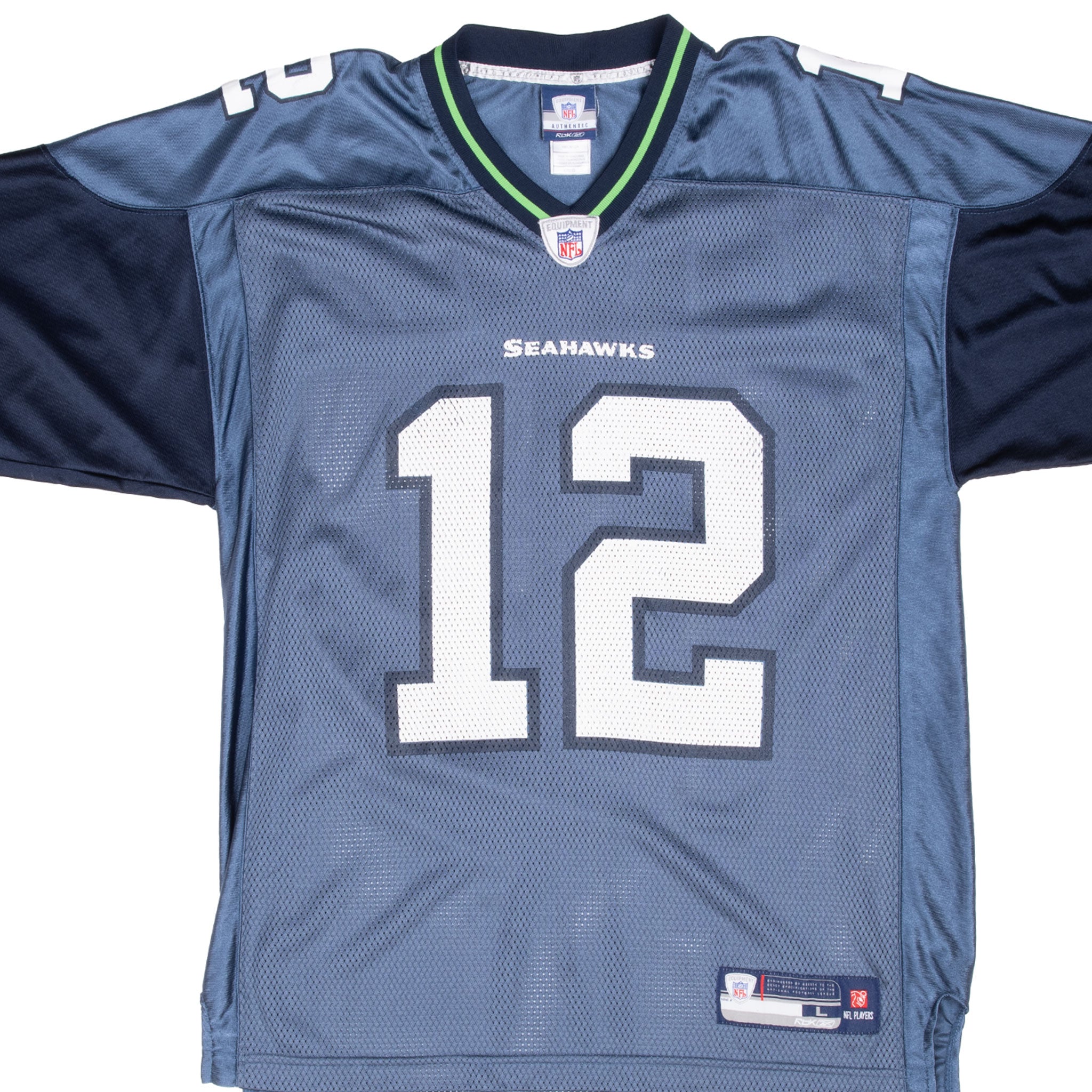 Vintage Nfl Seattle Seahawks Reebok Fan Jersey 2000S Size Large